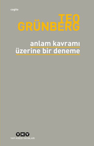 Anlam Kavramı Üzerine Bir Deneme