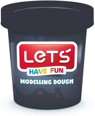 Lets L8340-13 – Tek Renk Oyun Hamuru, Gri, 150 gr.