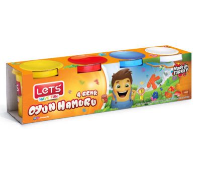 Lets L8340 – 4 Renk Oyun Hamuru
