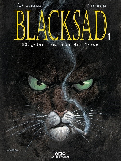 Blacksad 1. Cilt - Gölgeler Arasında Bir Yerde (Karton Kapak) -